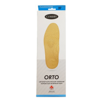 Стельки ORTO (овечья кожа+супинатор+латекс+уголь) 39 размер CORBBY