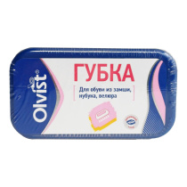 Губка для замши и велюра малая OLVIST
