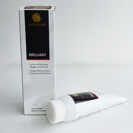 Крем для обуви Briliant Creme Коричневый 75 мл SOLITAIRE